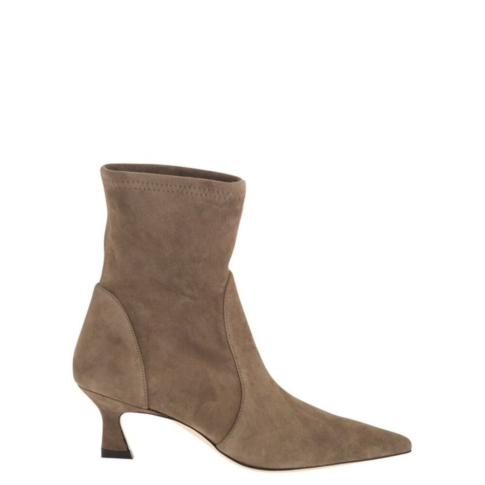 Stuart Weitzman Women Vinnie Bootie 50 Suede Ankle Boots With 5 Cm Heel